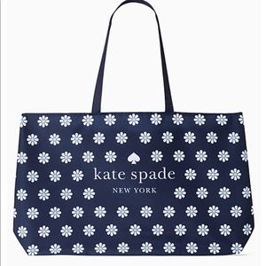 Large Kate Spade canvas tote bags